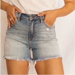 Pre-loved CJLA Distressed Denim Cut-off Shorts size 1X